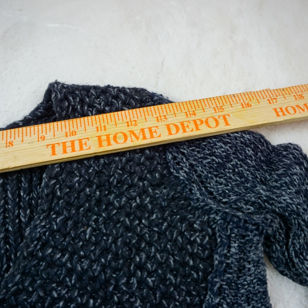 Helmut Lang Wool Silk Knit V Neck Sweater Hi Low Hem Long Sleeve Women Size P XS - Picture 6 of 9